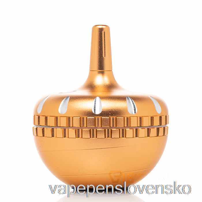 Cheech Glass 4 Dielny Spinner Mlynček Zlatá Vape Cigareta